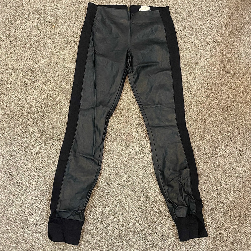 J.Crew Leather The GiGi Pants